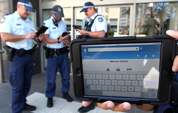 iPad police